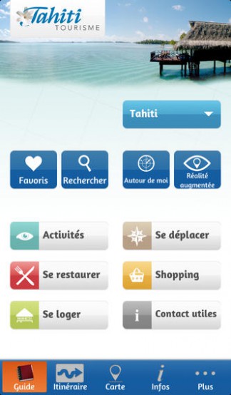 Tahiti Tourisme Mobile Application