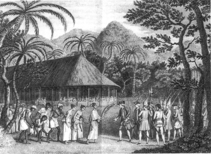 Wallis and the tahitians