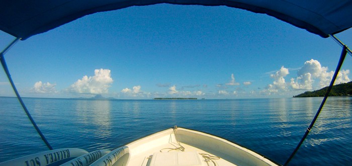 Boat tour on the incredible lagoon of Raiatea and Taha'a