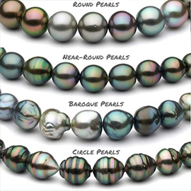 Categories of polynesian pearls